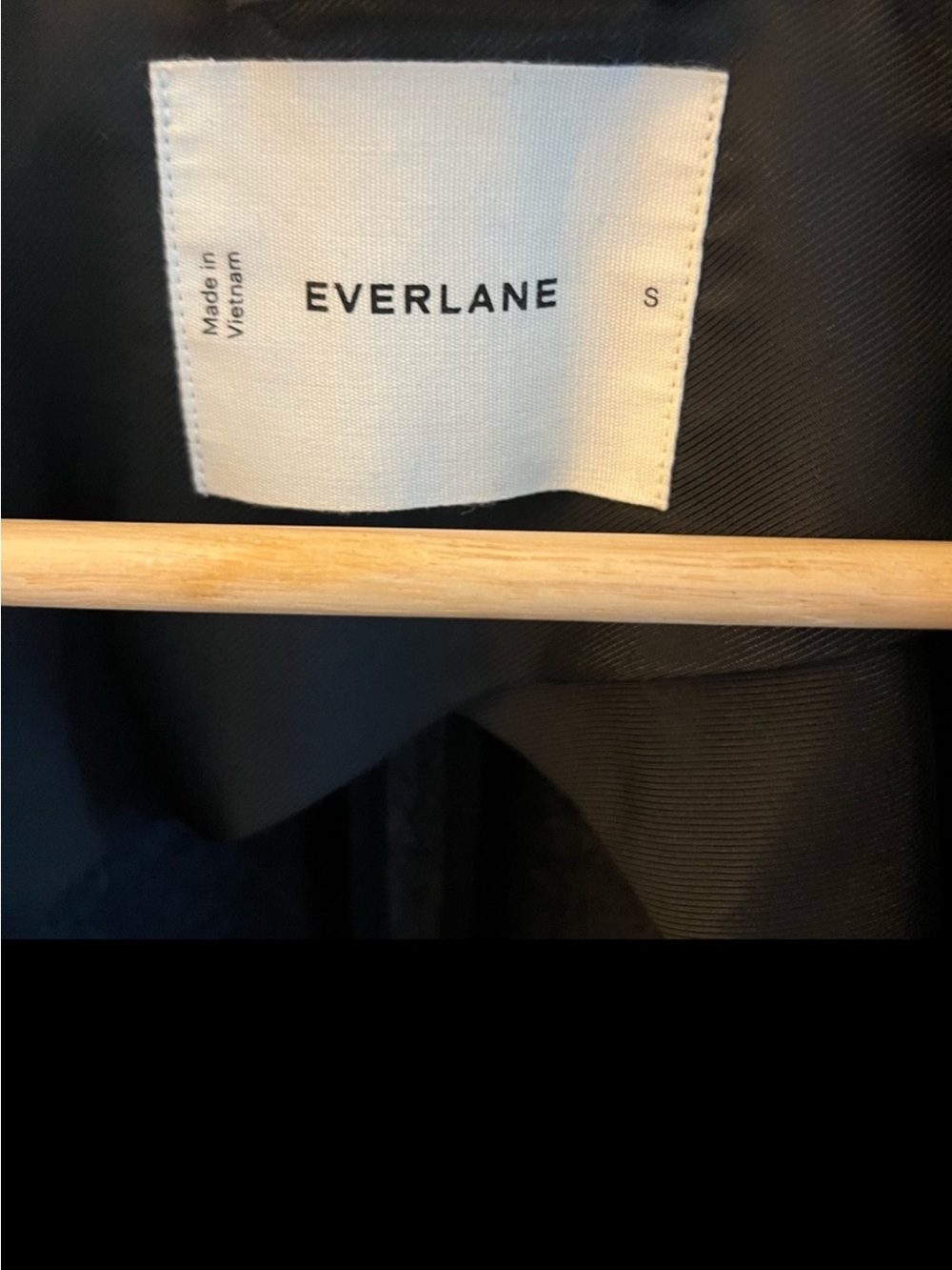Everlane Dark Charcoal Wool-Blend Pea Coat NWOT - Picture 4 of 5